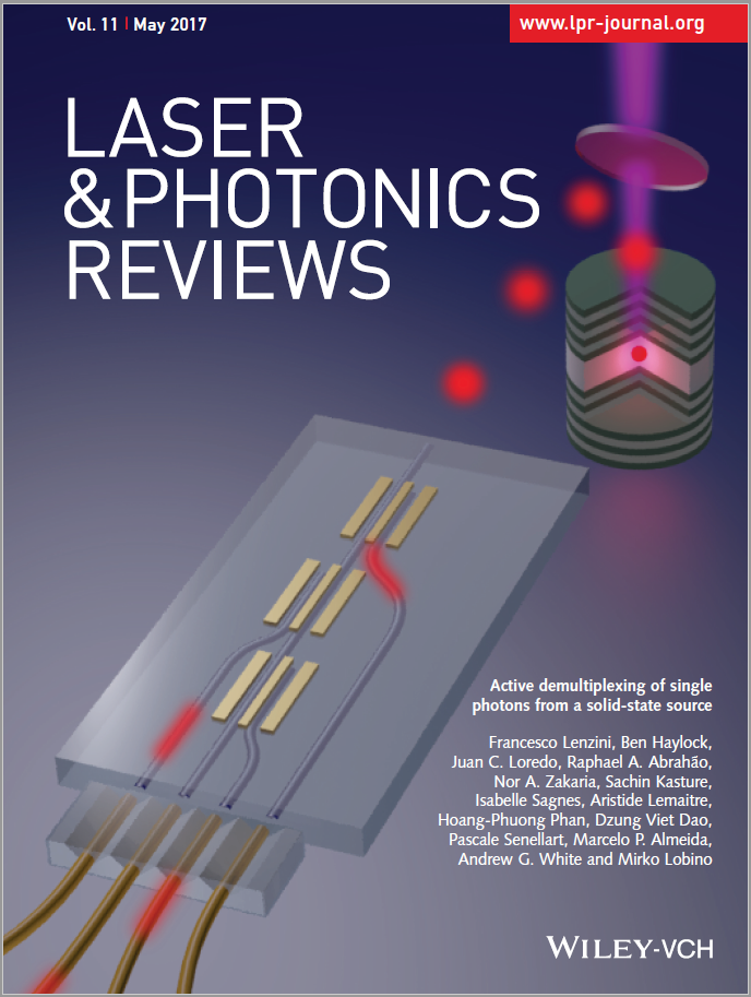 Inside cover of Laser and Photonics Reviews May 2017